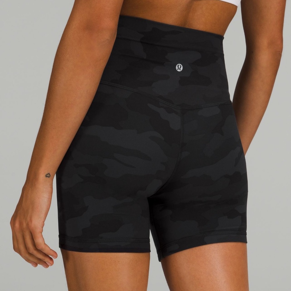 Lululemon Wunder Train Camo Shorts